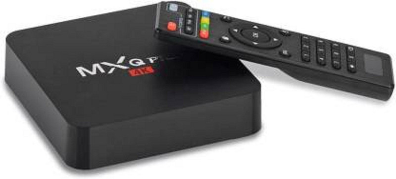 blue india MXQ 4k OTT Smart TV Box Android 7.1 Media Streaming Device(Black)