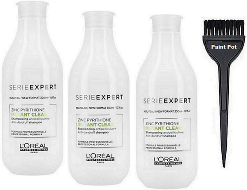 paint pot Hair Brush, Instant Clear Shampoo 3(4 Items in the set)