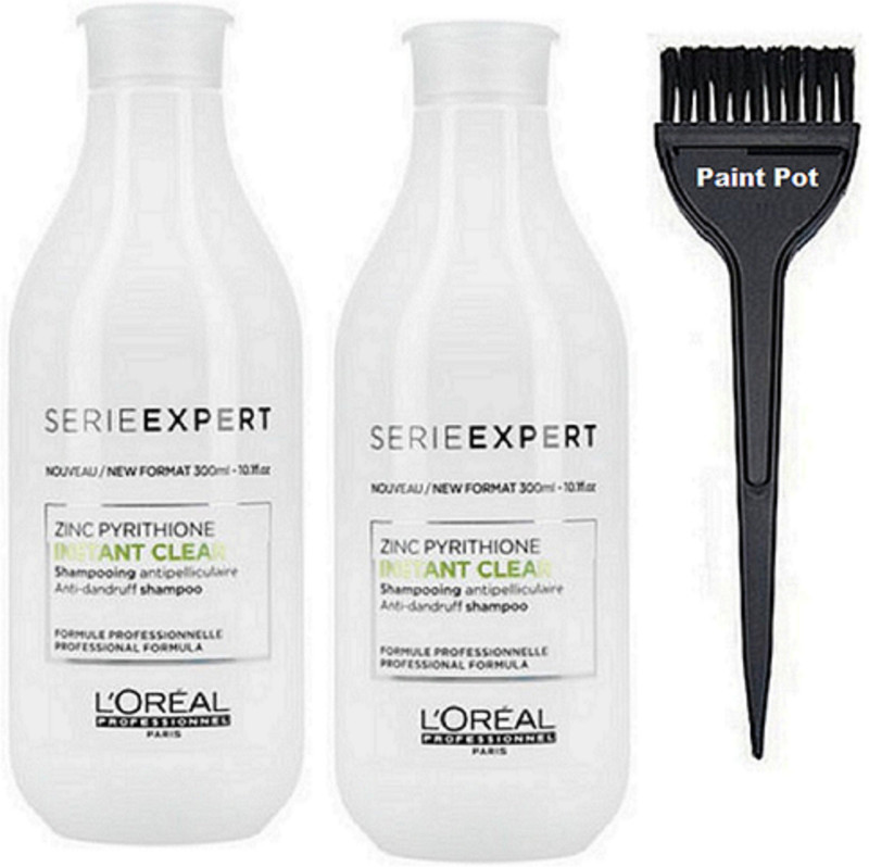 paint pot Hair Brush, Instant Clear Shampoo 2(3 Items in the set)
