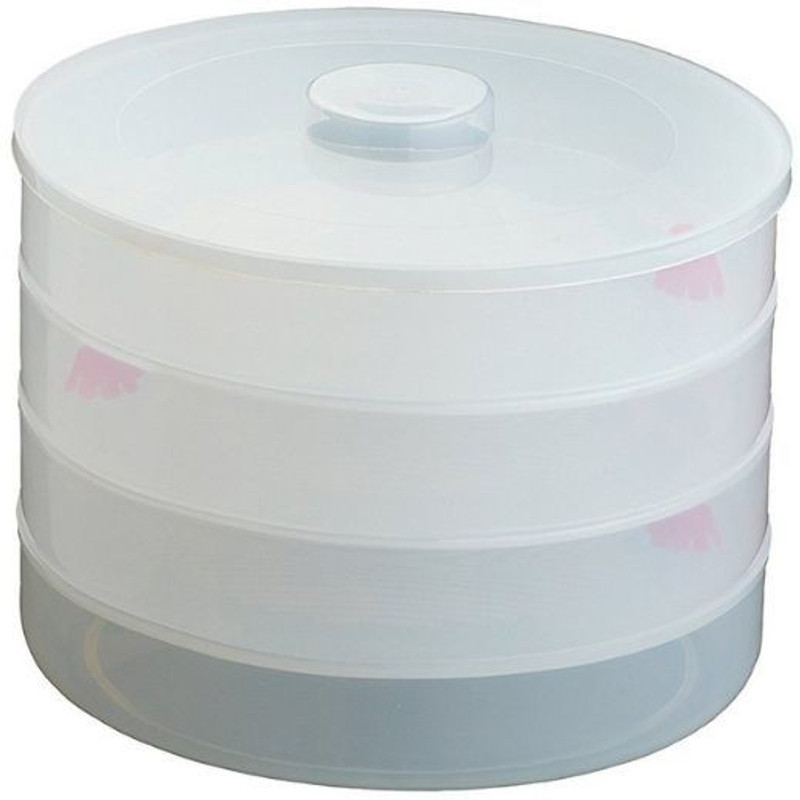 shivanshsmart Plastic Sprout Maker with 3 Layer Bow -3000 ml Utility Box  - 3000 ml Plastic Utility Box(White)