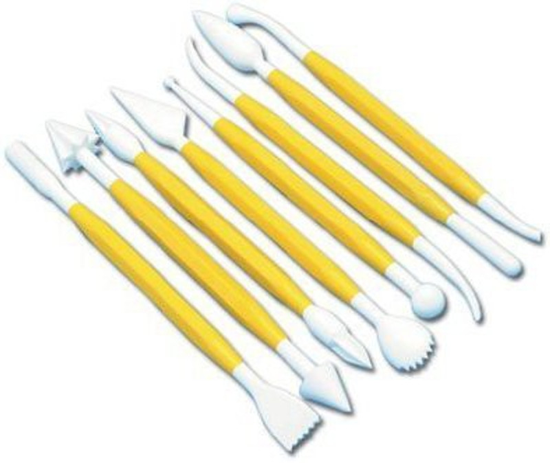everdiva Cake Decorating Sugar Craft & Clay Modelling Plastic Tool Kit