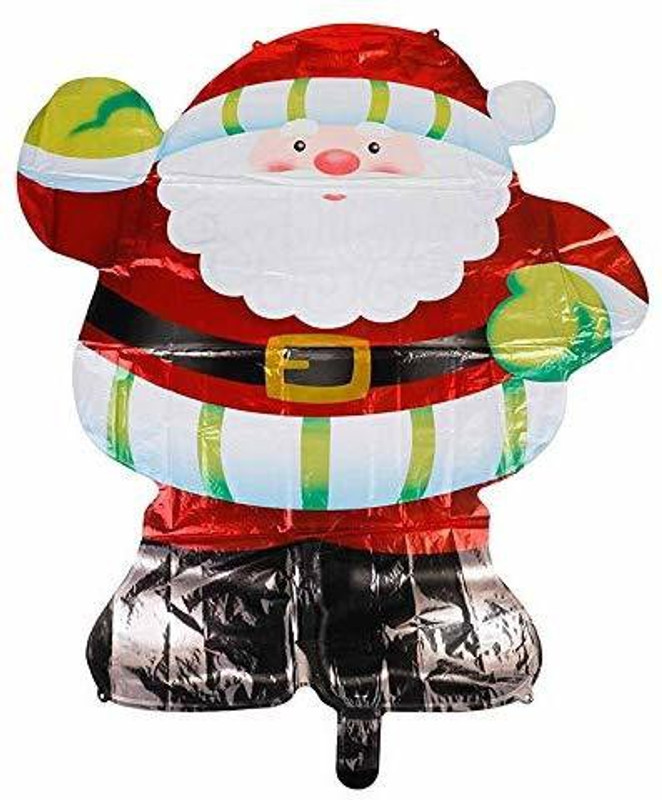 kubergift Printed santa hellium or air ballon for christmas Balloon(Red, Pack of 1)