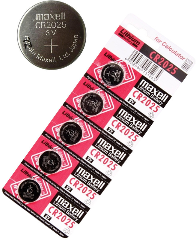 maxell cr2025 3v battery