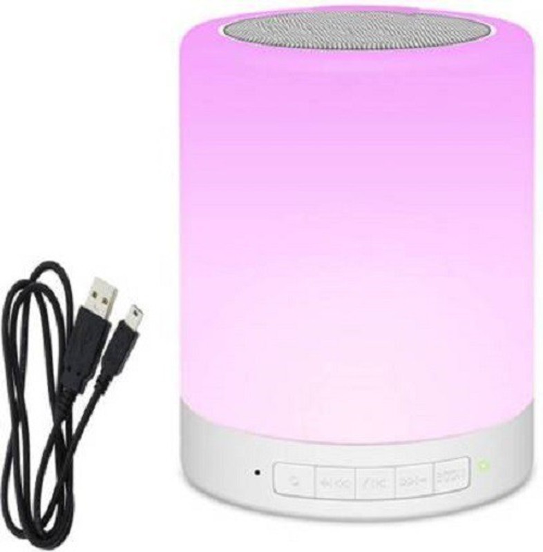 stacy power Speaker Lamp , Touch Control Night Light with RGB 7 Color 5 5 W JB_L Bluetooth Speaker 5 W Bluetooth Home Audio Speaker(Pink, 4.1 Channel)