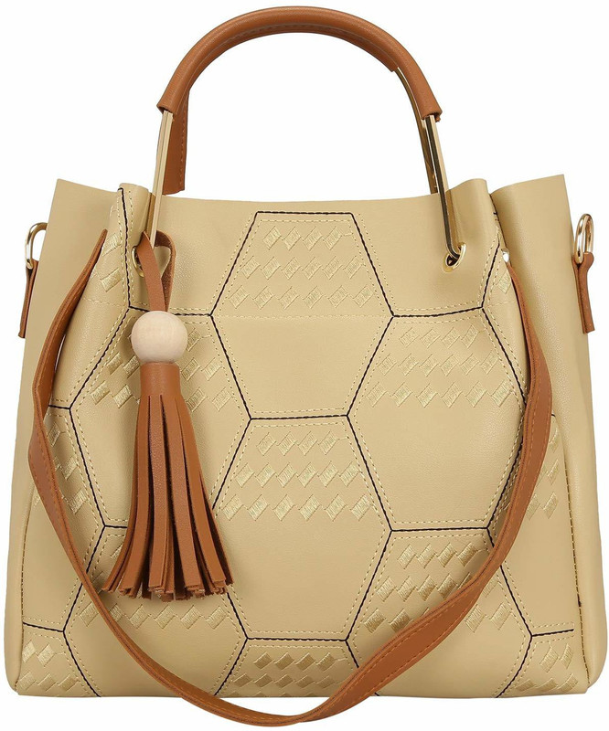 prakashgarments Women Beige Shoulder Bag