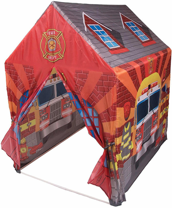 vbenterprise Kids Fire Engine Play Tent - Toddler Toys,Playhouse Children Indoor & Outdoor,Foldable Storage Play Tent(Multicolor)