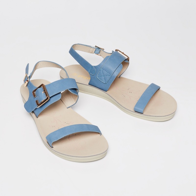 GINGER by Lifestyle Women Blue Flats