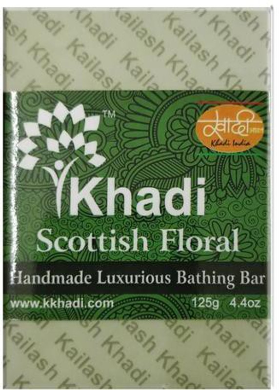 kailash khadi Scotish floral Luxurious bathing bar(125 g)