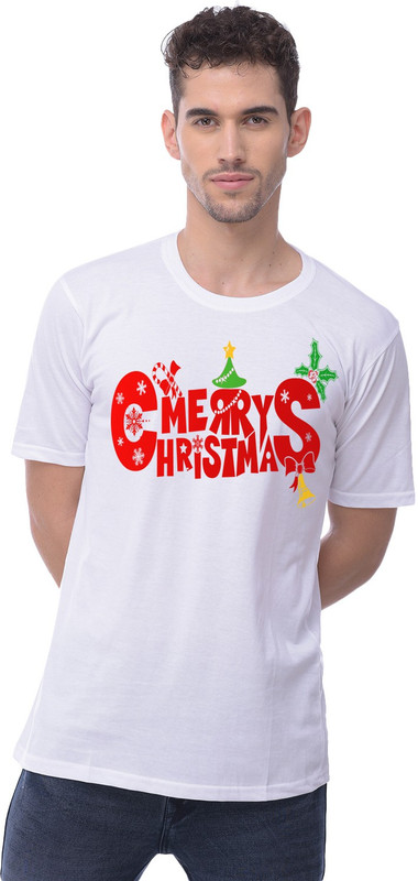dream onn Graphic Print Men Round Neck White T-Shirt