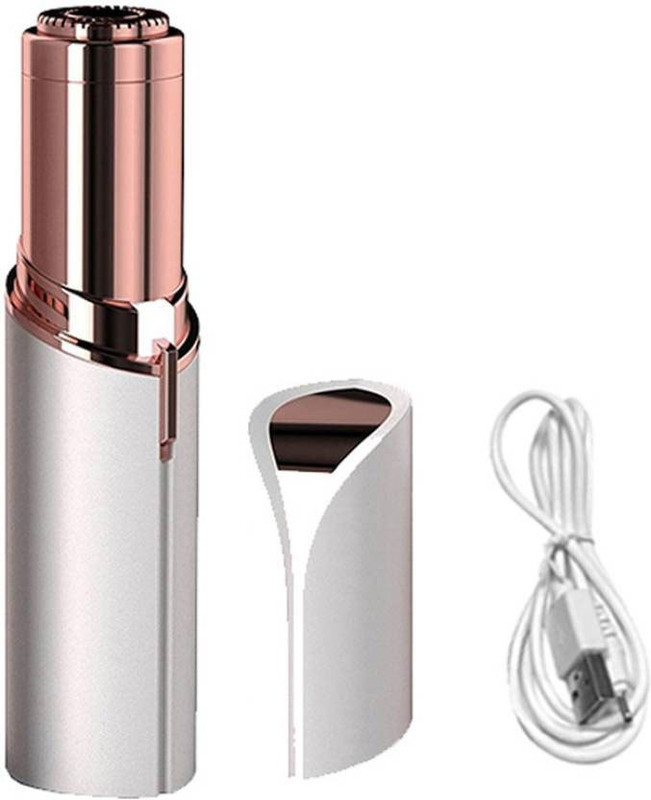 tabaret Women's Painless Hair Remover - Upper Lip, Chin, Eyebrow Cordless  Runtime: 45 min Trimmer for Women(White, Gold)
