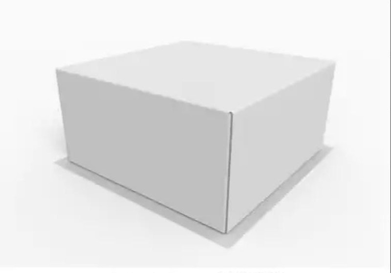 priyaindustries Non-Corrugated Paper Cake box, pastry box Packaging Box(Pack of 11 White)