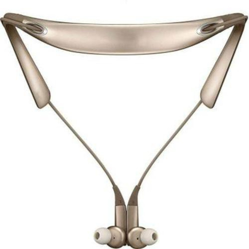 vnexx LEVEL U PRO Bluetooth Headset with Mic Bluetooth Headset with Mic(Gold, In the Ear)