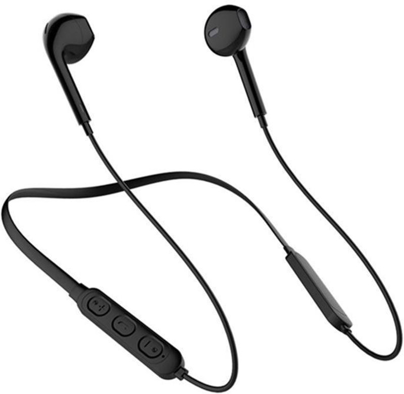 maxaccessories Sports Bluetooth Headset Wireless Earbuds Running Stereo Bluetooth Headset with Mic(Black, In the Ear)