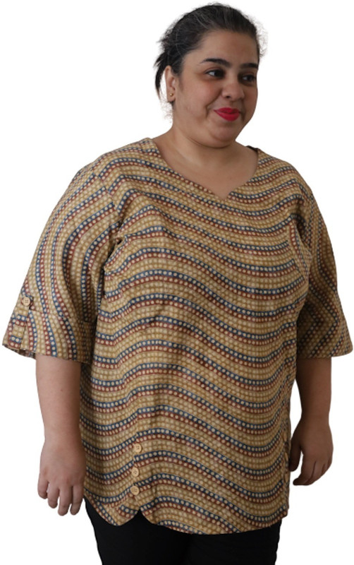 erra clothing Casual Printed Women Kurti(Multicolor)