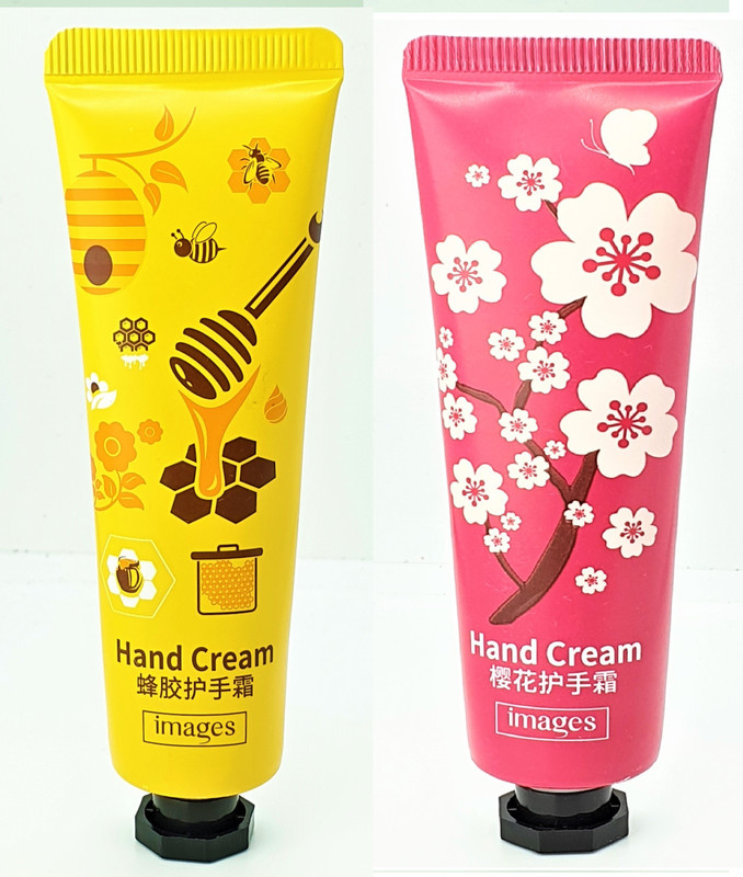 images Pack of 2 Cherry Blossom and Honey Hand and Foot Cream Fragrance Moisturizing(60 g)