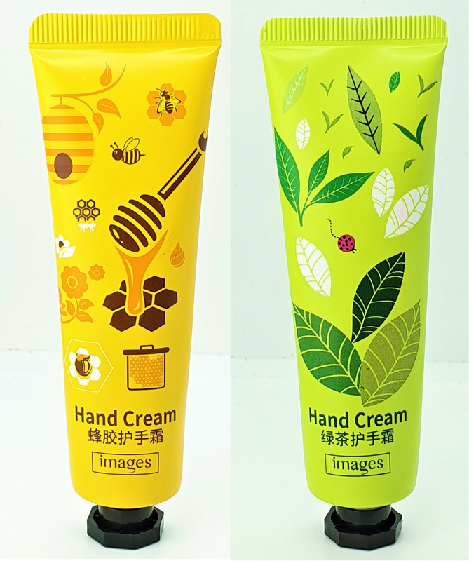 images Pack of 2 Green tea and Honey Hand and Foot Cream Fragrance Moisturizing(60 g)