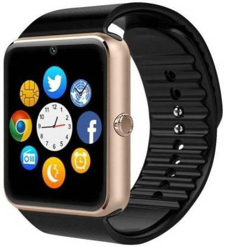 samipna Smart Watch Phone With Camera & Sim Card GOLDEN Smartwatch(Gold Strap FREE SIZE)