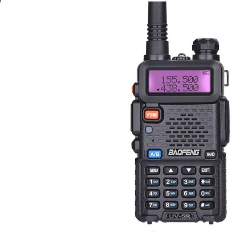 visionrabbit uv5r walkie talkie uhf400-470 18000mah battery FM radio Led Torch wide frequency uv5r walkie talkie uhf400-470 mhz wide frequency FM radio Led Torch 5-10km range 18000mah battery Walkie Talkie(Black)