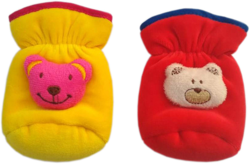 POOJA E-BUSINESS VELVET BOTTLE COVER 125-150 ML CAPACITY(Yellow, Red)
