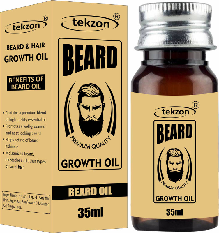 tekzon 100% Natural Beard Oil and Hair Growth Oil Hair Oil(35 ml)