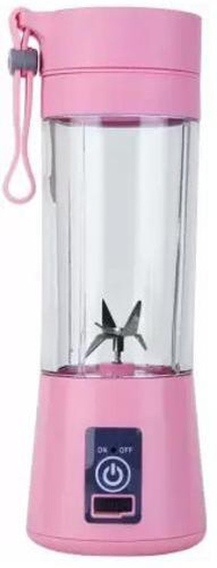 pinaaki SDD NEW ARRIVAL Portable Electric Fruit Juicer Maker/Blender USB Rechargeable for the Kitchen, Gym, Yoga Class, Hiking, Camping, Office, Travelling, Outdoor Sports 300 Juicer Mixer Grinder(Pink, 1 Jar)