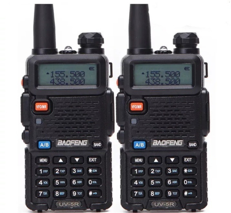 visionrabbit BAOFENG uv5r walkie talkie uhf400-470mhz FM radio Led Torch uv5r walkie talkie uhf400-470mhz 18000mah battery FM radio Led Torch Walkie Talkie(Black)