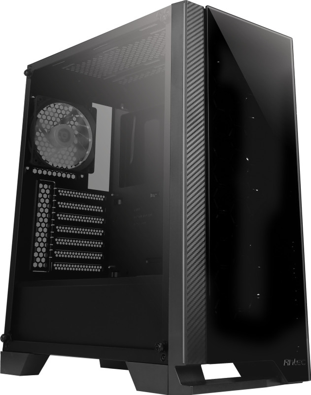 Antec NX600 Support ATX, M-ATX, ITX Motherboard with Tempered Glass Side Panel, 4 x 120mm ARGB Fan (3 in Front & 1 in Rear) Preinstalled Gaming Mid Tower Cabinet(Black)
