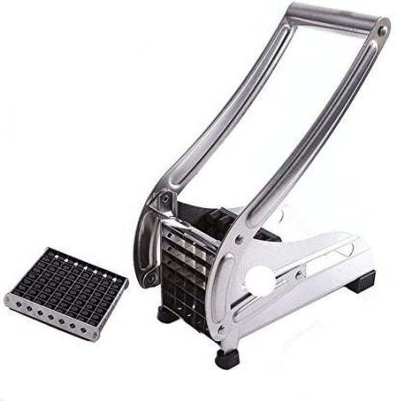 rivansh Stainless Steel Potato Chipper Potato Grater & Slicer Potato Grater & Slicer(1 CHOPPER)