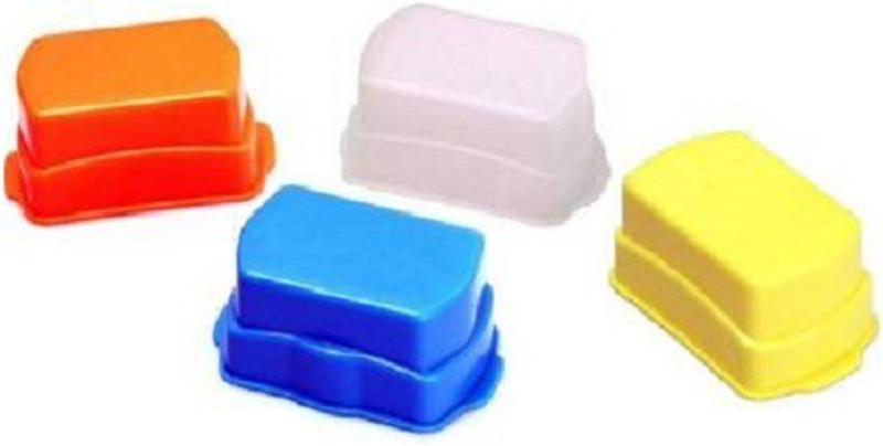 Cam cart 4 Color Set Universal Flash Reflector for ALL flash Diffuser (Multicolor) Flash Diffuser(Multicolor)