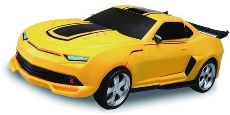 kluzie Learning/Educational Kids Toy Robot Deformed Chariot Races CAR(Yellow, Black)