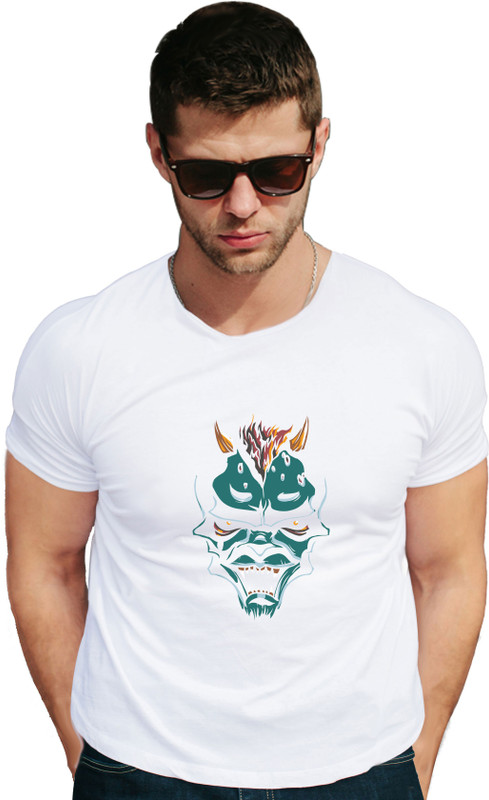 osw fabrics Graphic Print Men Round Neck White T-Shirt