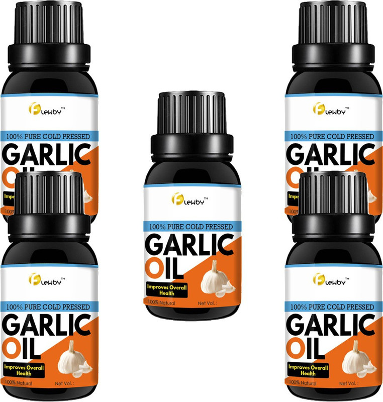 flewby Pure Garlic Essential Oil 10ml (Pack of 5)(10 ml)