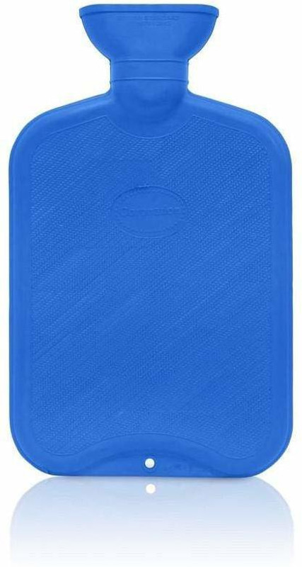 CORONATION Leakproof rubber hot water bottle for pain relief Non-Electrical 1.5 L Hot Water Bag(Blue)