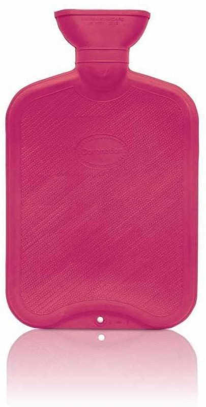 CORONATION Leakproof rubber hot water bottle for pain relief Non-Electrical 1.5 L Hot Water Bag(Pink)