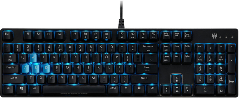 Acer Predator Aethon 300 Wired USB Gaming Keyboard(Black)