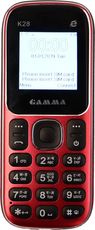 GAMMA K 28(Red & Black)