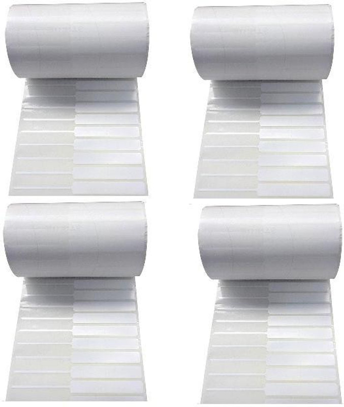 youlogic jewellery price Labels tags Size 81mmX12mm 1roll 3000 labels pack of 4 roll Mat Paper Label(White)