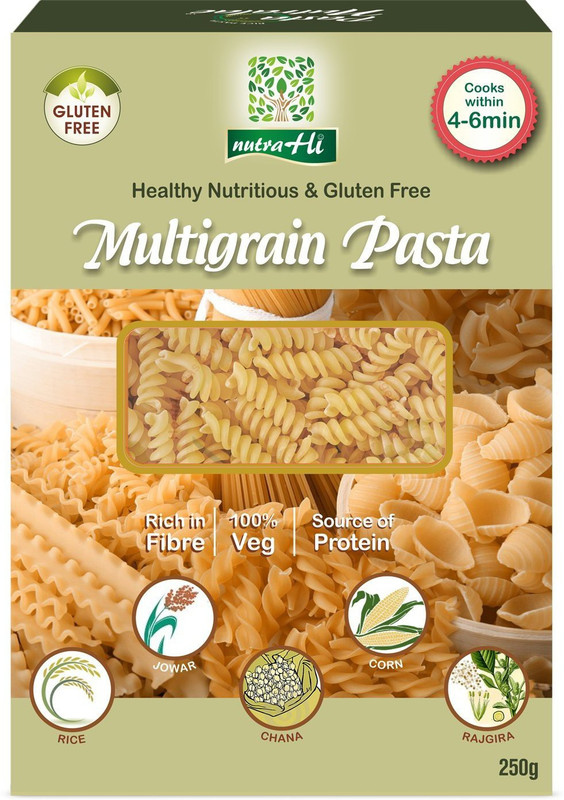 NutraHi Multigrain Gluten free pasta Fusilli Pasta(250 g)