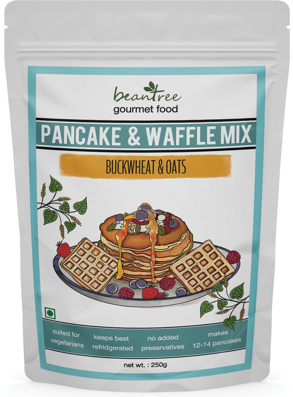 beantree Pancake Mix, Buckwheat and Oats - 250grams 250 g