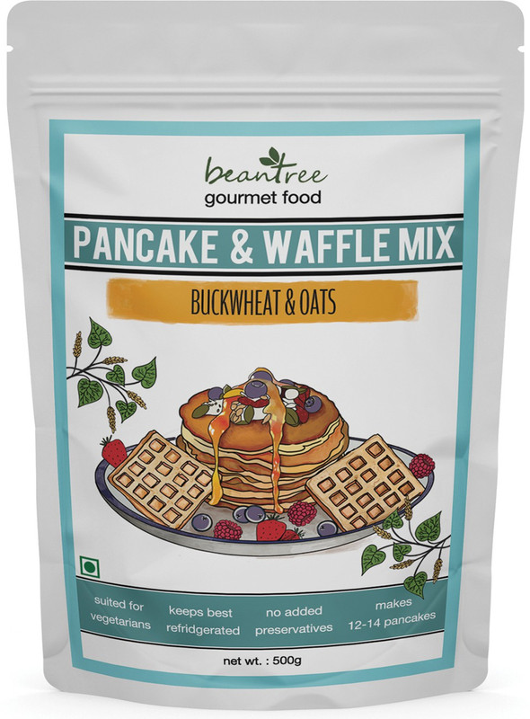 beantree PanCake Mix, Buckwheat and Oats - 500grams 500 g