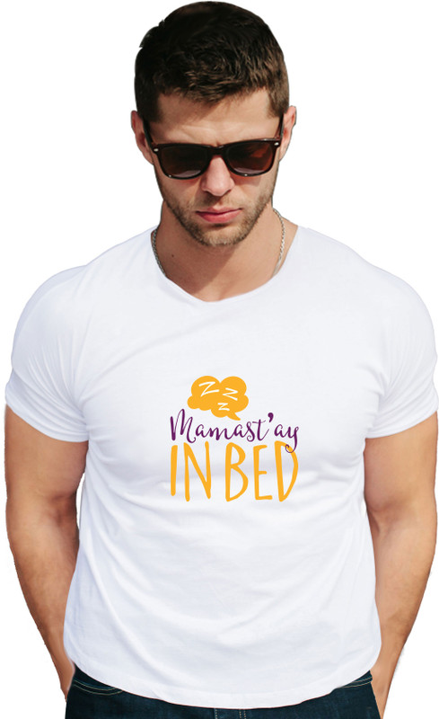 osw fabrics Graphic Print Men & Women Round Neck White T-Shirt