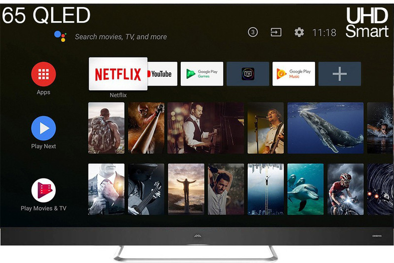 iFFALCON by TCL V2A 163.83cm (65 inch) Ultra HD (4K) QLED Smart Android TV(65V2A)