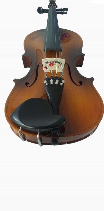 musical works 4/4 Semi- Acoustic Violin(Brown Yes)