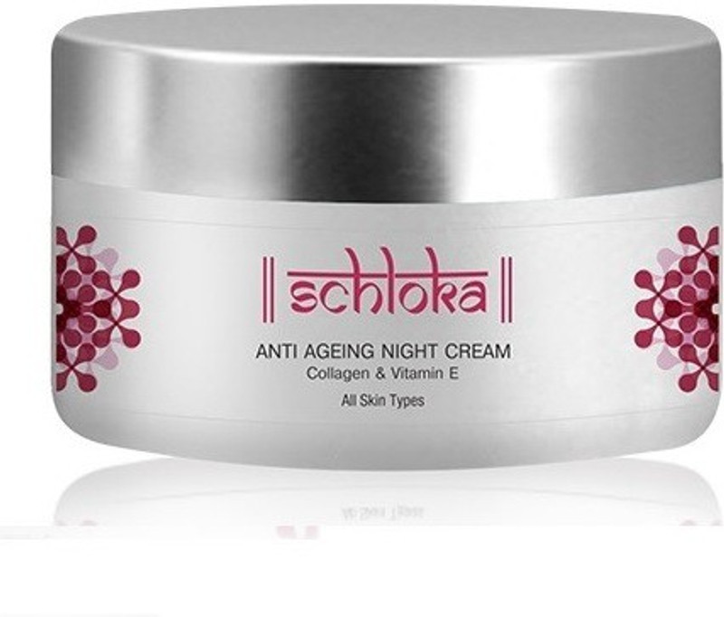 schloka ANTI AGEING NIGHT CREAM WITH COLLAGEN AND VITAMIN E(50 ml)