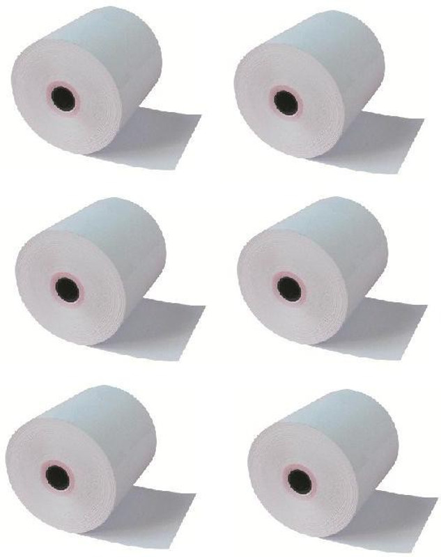 youlogic 79mmX35Mtr (meter) Thermal Paper Biling Rolls (Pack of 6) Original Paper Product 70 Gsm Thermal Cash Register Paper(79 mm x 3500 cm)