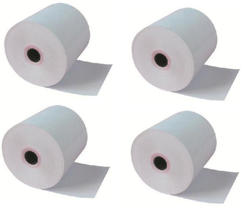 youlogic 79mmX35Mtr (meter) Thermal Paper Biling Rolls (Pack of 4) Original Paper Product 70 Gsm Thermal Cash Register Paper(79 mm x 3500 cm)