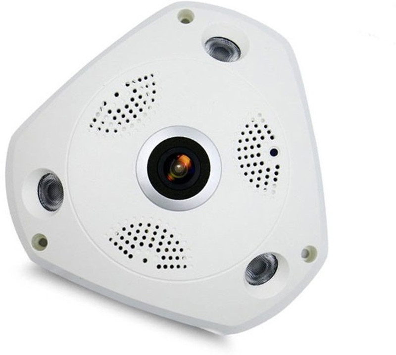 tabaret VR CAM Fisheye 360° Wireless Wifi CCTV Camera, Fully Night Vision, Smart Monitoring System, Compatible With Mobile & Tablet, HD IP CCTV Security Camera with SD Card Slot Security Camera(64 GB, 1 Channel)
