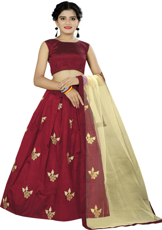keyaan fashion Girls Wedding, Casual, Festive & Party Top and Skirt Set(Multicolor Pack of 3)