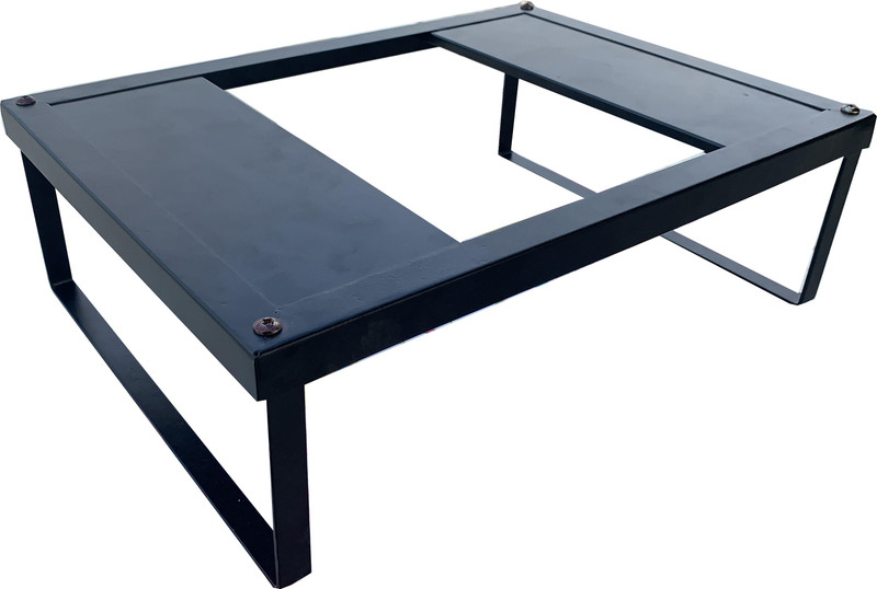 xllent microwave stand Steel Kitchen Rack(Black)