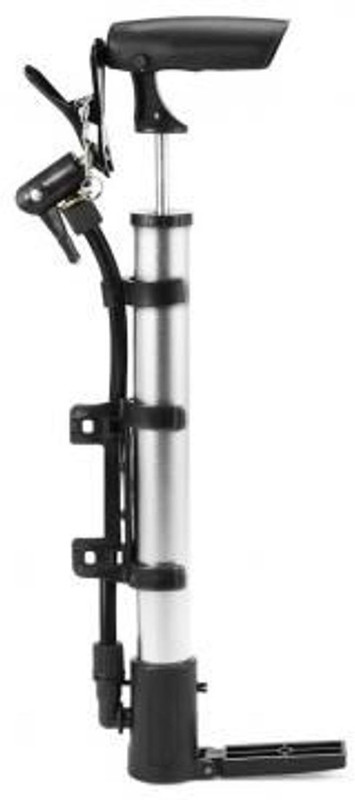 ashapura Aluminum Frame Tire Pump Bicycle Pump(Silver, Black)